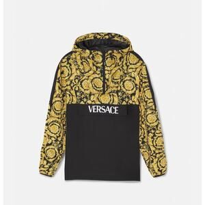 VERSACE Barocco print track jacket sweatshirt size S